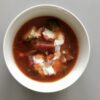 Vegetarian Beetroot Borscht Soup