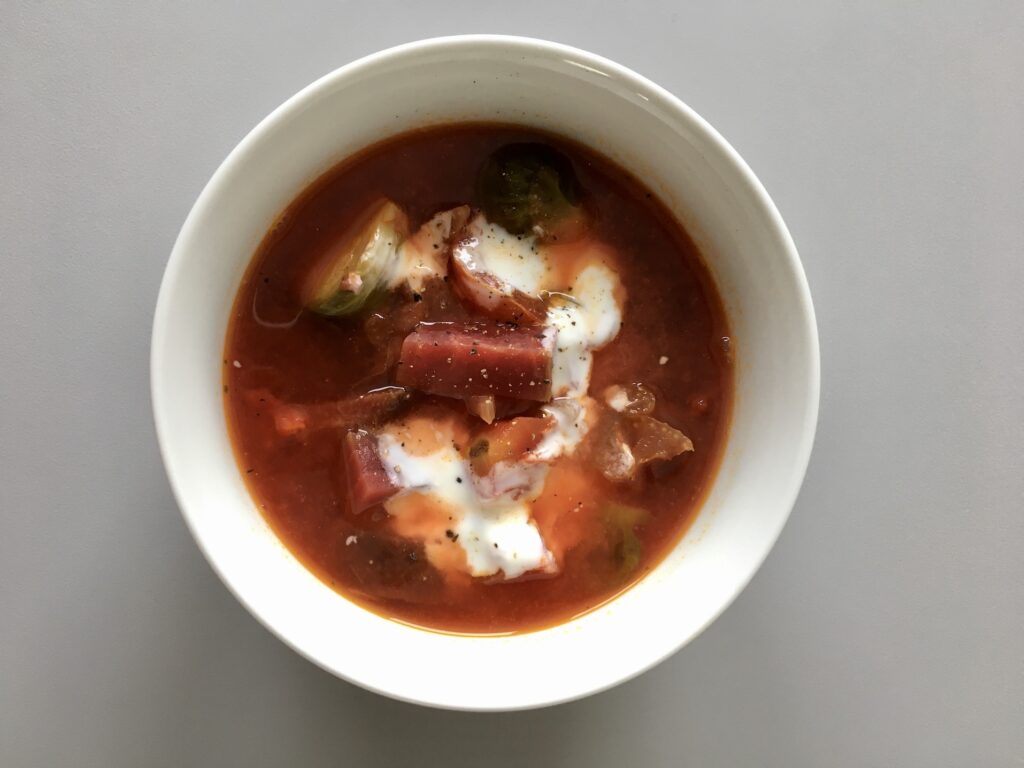 Vegetarian Beetroot Borscht Soup