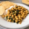 Easy Indian Chickpea Curry, Mild (Kadai Chhole)