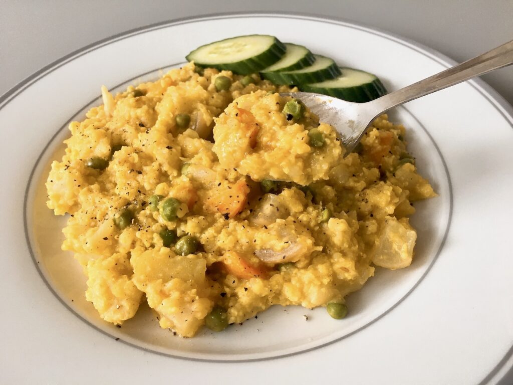 Mixed Vegetables Bajra Kichiri (Millet Kedgeree)