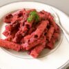 Hello Purple! Easy Creamy Beetroot Pasta with Mascarpone