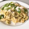 Simple! Creamy Courgette Pasta with Browned Onion