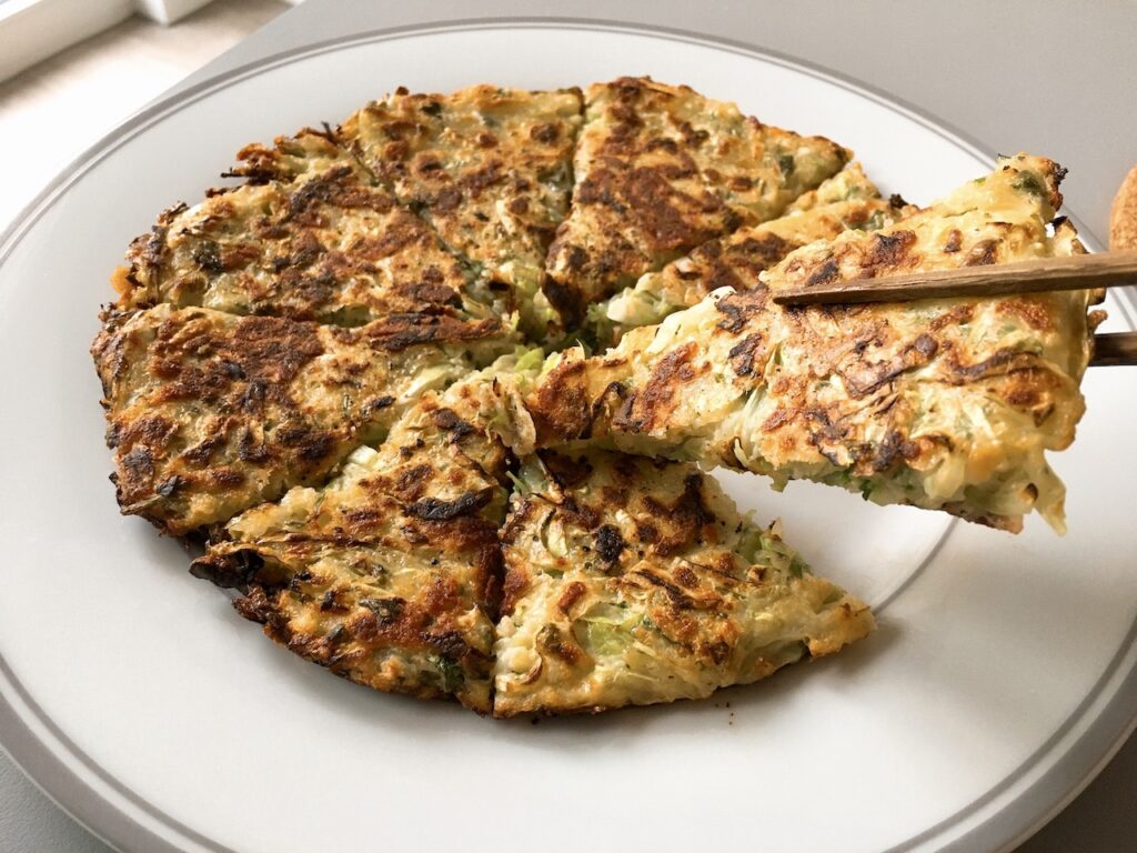 Simply Cheesy Potato Pancake (Japanese Okonomiyaki)