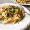 Simple Creamy Mushroom Penne in 15 mins