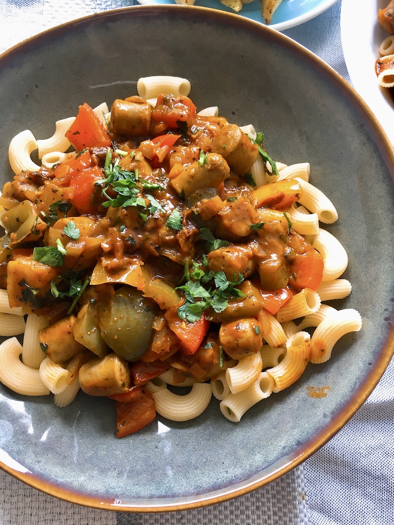 Make Hungarian Style Sausage Goulash in 20 mins, one pot.