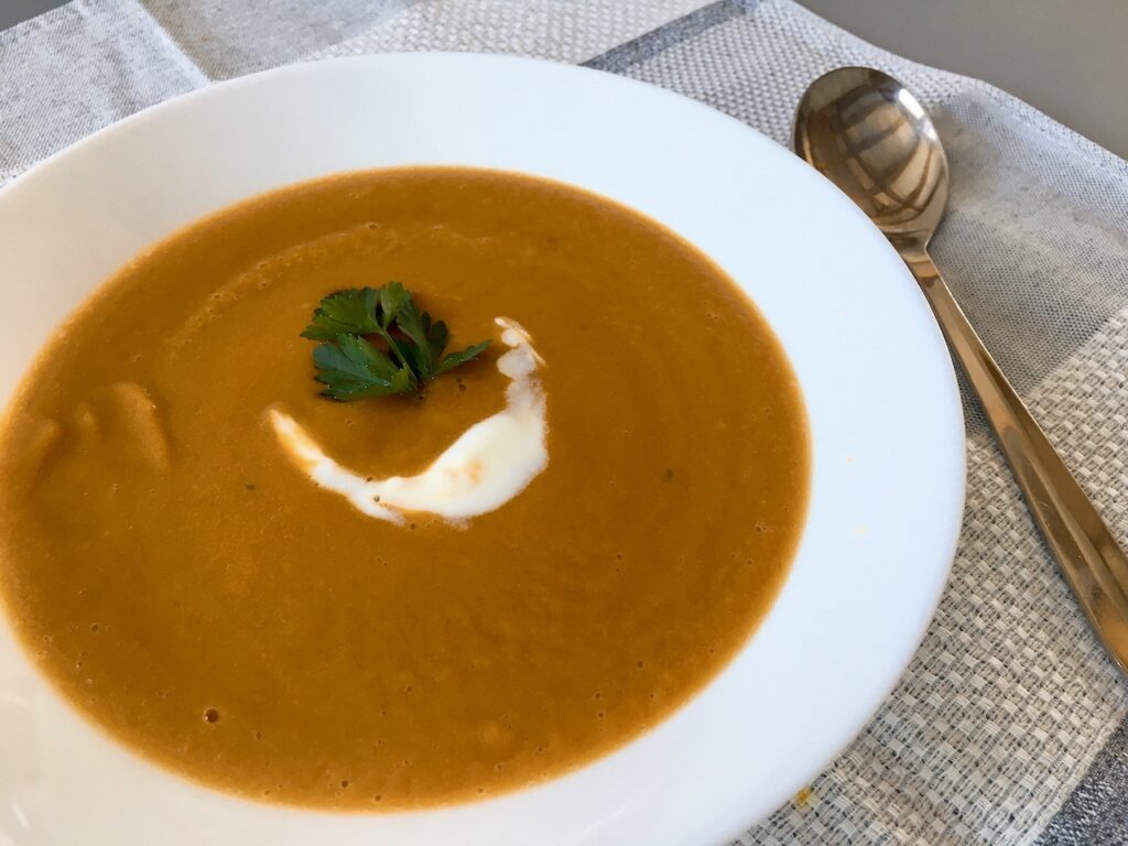 Caramelised Carrot Soup with Pressure Cooker (Nathan Myhrvold’s Recipe)