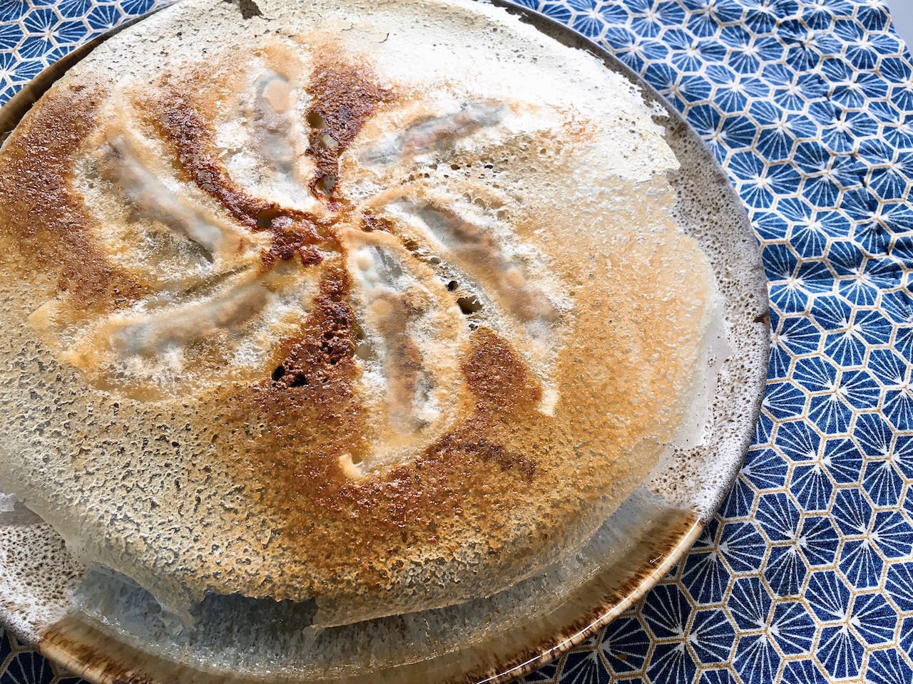 Japanese Gyoza with Wings 羽根つき餃子