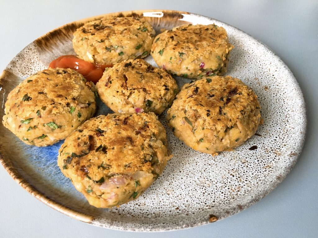 Chickpea and Tuna Patties