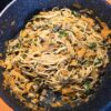 Vegetarian Mushroom Stroganoff Spaghetti Without Sour Cream