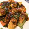 Shrimp Stuffed Peppers with Black Bean Sauce