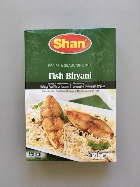 Ready-mix fish biryani spices.