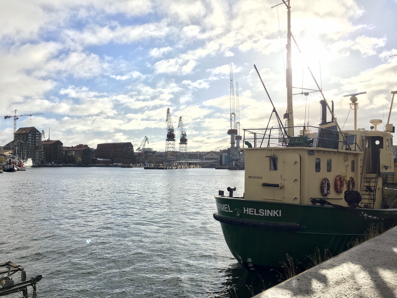 Harbour view in Helsinki