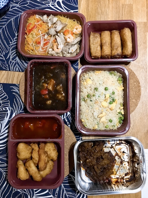 5 different dishes, plus one leftover lamb dish for our CNY dinner.