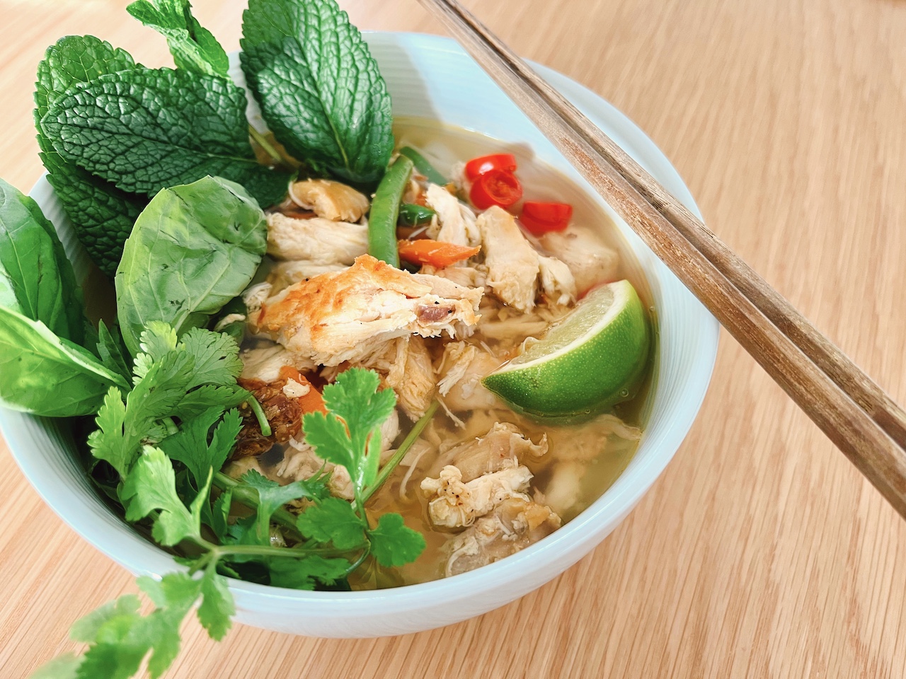 20-min Easy Chicken Pho Soup (Pho Ga)