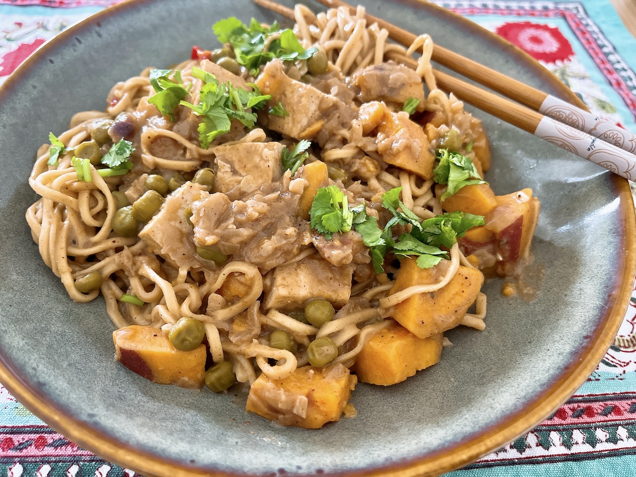 vegan Indonesian satay without coconut milk