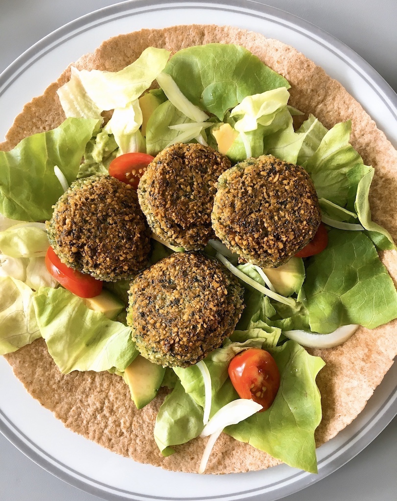 Falafel wrap.