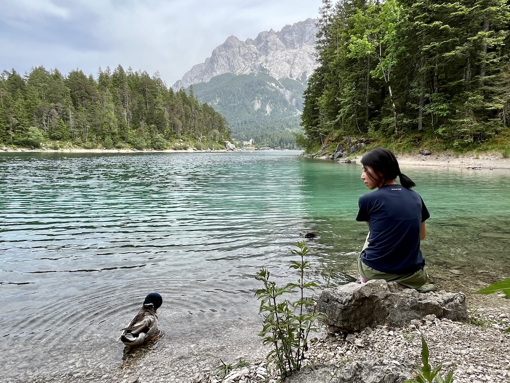 Eibsee in Garmisch Partenkirchen.