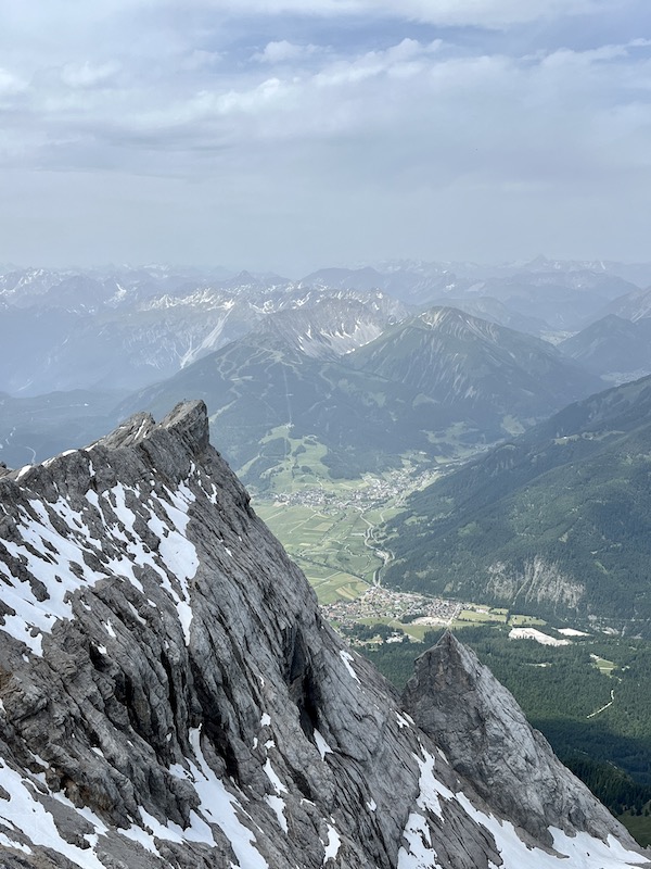 A view from Zugspitze.