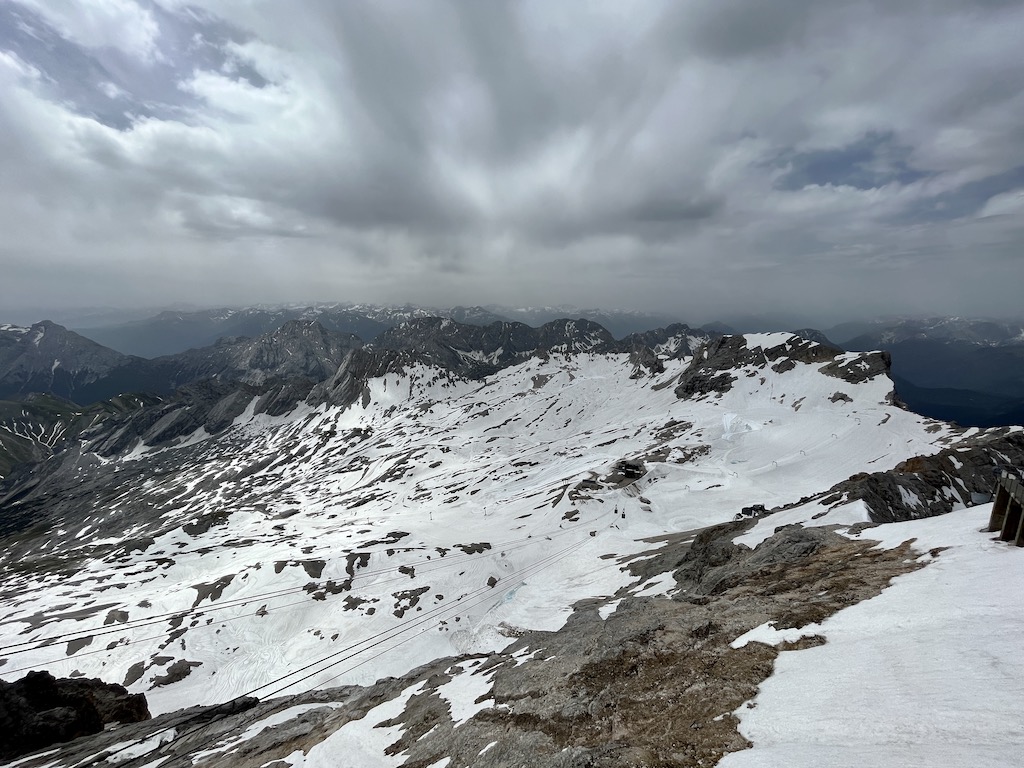 A view from Zugspitze.