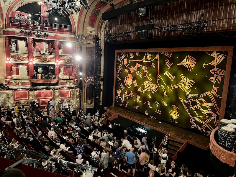 Disney musical The Lion King performed at Bristol Hippodrome.