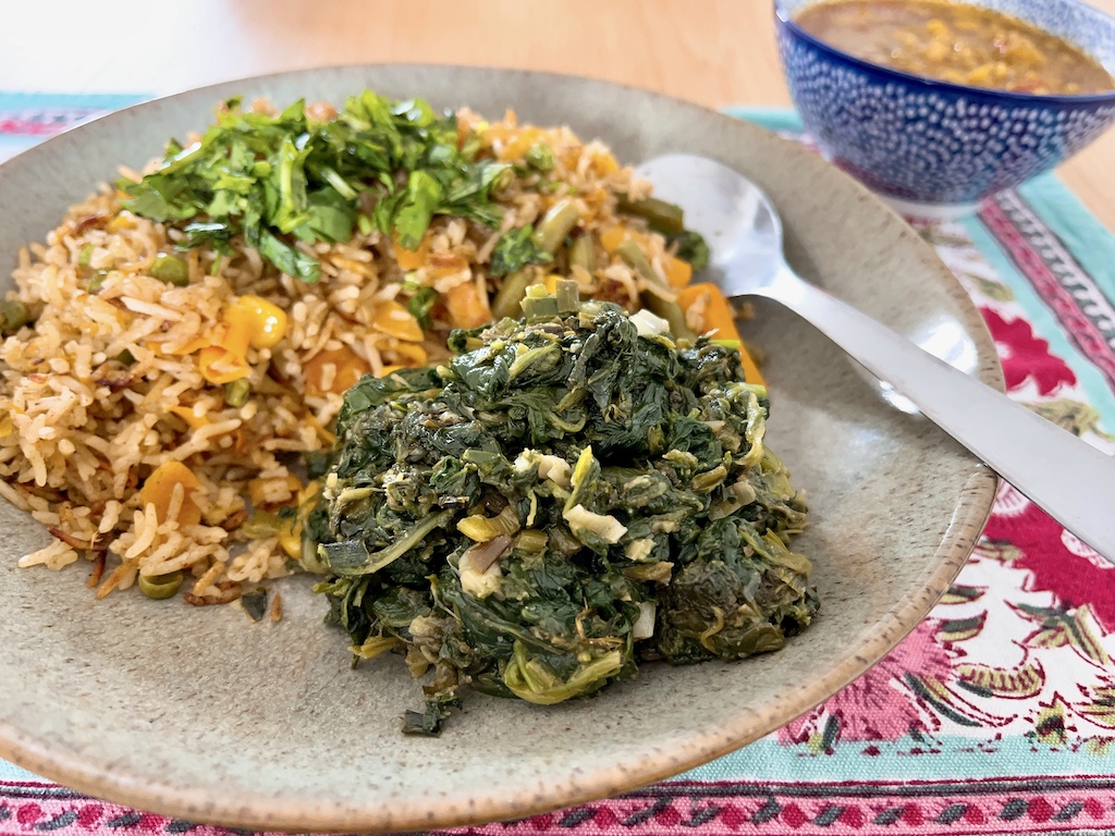 Slow Cooked Afghan Spinach Recipe