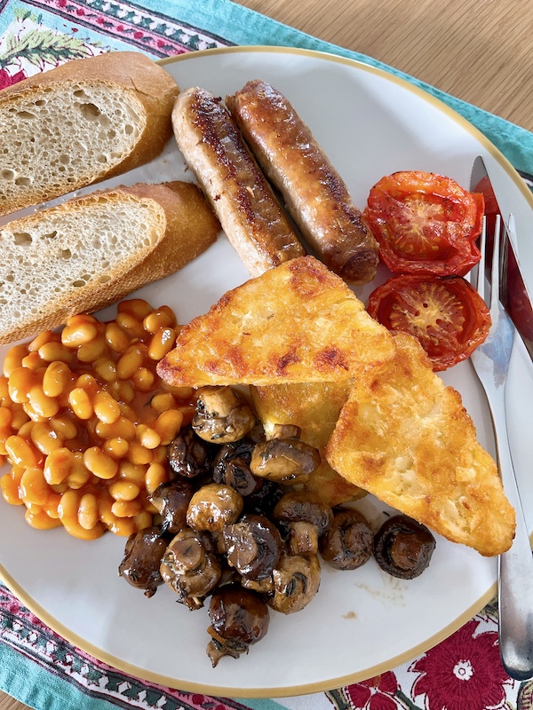 Balsamic mushrooms are a must in any English breakfast.