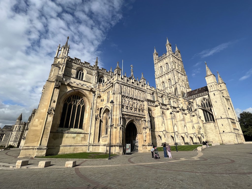 Outside of Gloucester Cathedral