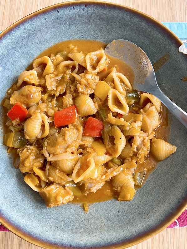 A flavourful and healthy stew for lunch.