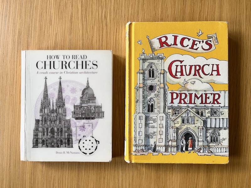 2 books about how to read and appreciate churches.