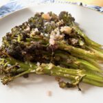 roasted purple sprouting broccoli