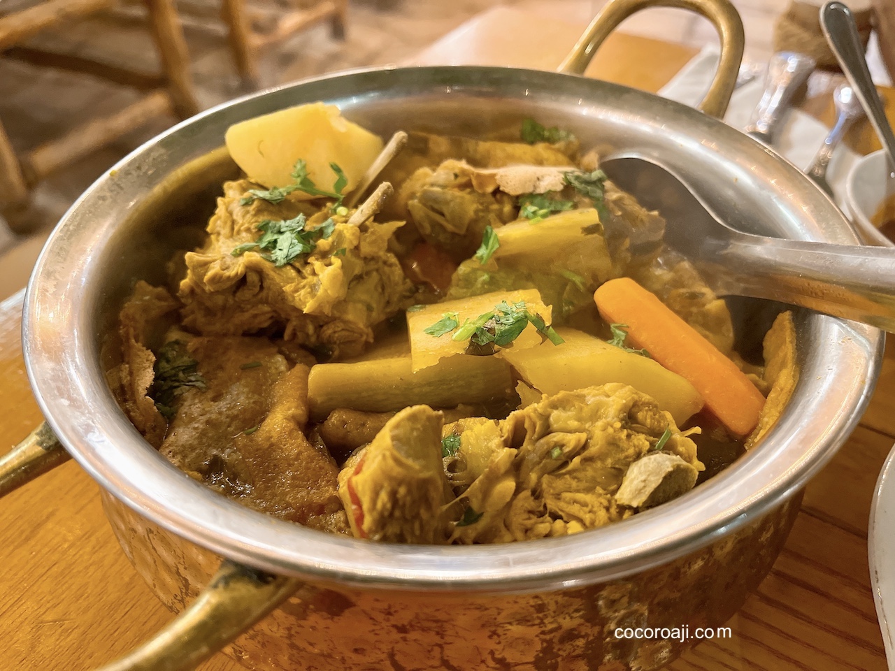 Lamb tharid from Al Khayma Heritage Restaurtant in Dubai.