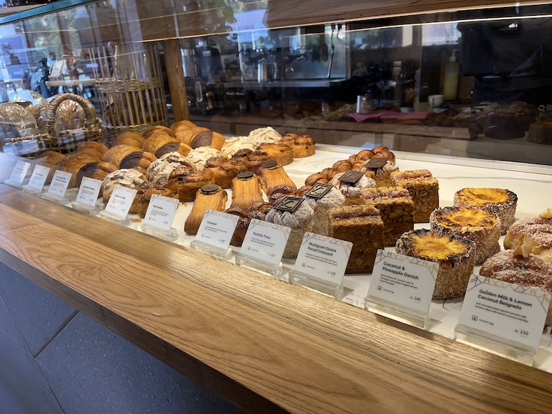 Lavonne café offers delicious pastries in many varieties.