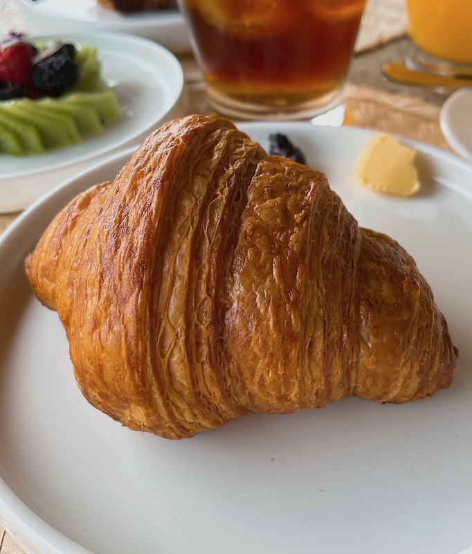 A REAL croissant in Bangalore.