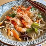 Easy Asian prawn noodle soup made in one pot.