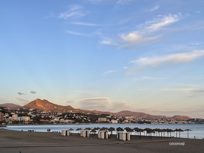 Beach in Málaga.