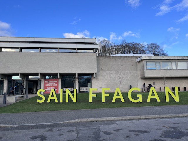 Main entrance of the St. Fagans National Museum of History in Cardiff.