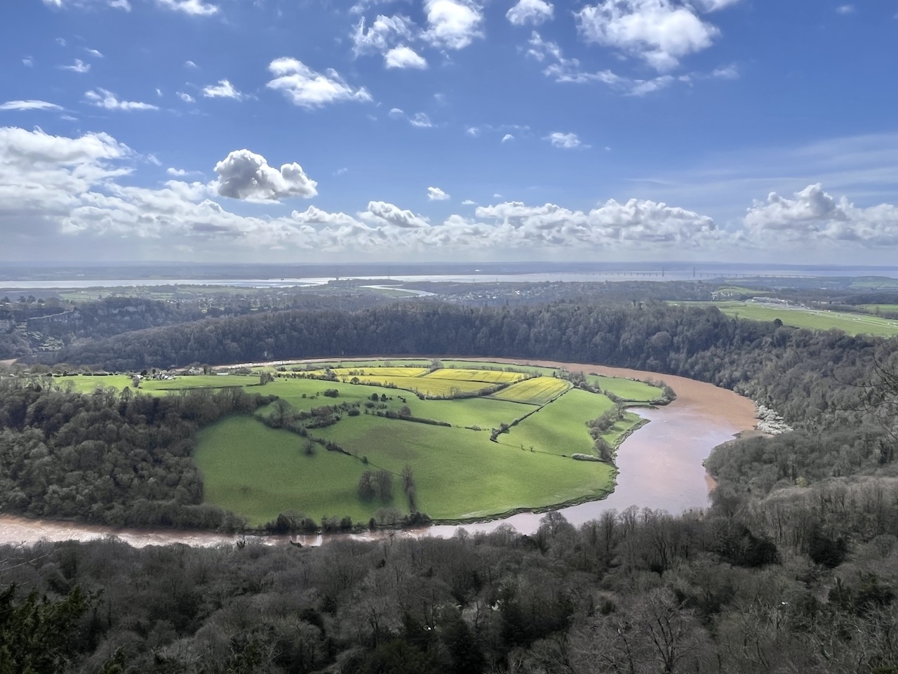 Eagle's Nest view in Wye Valley.