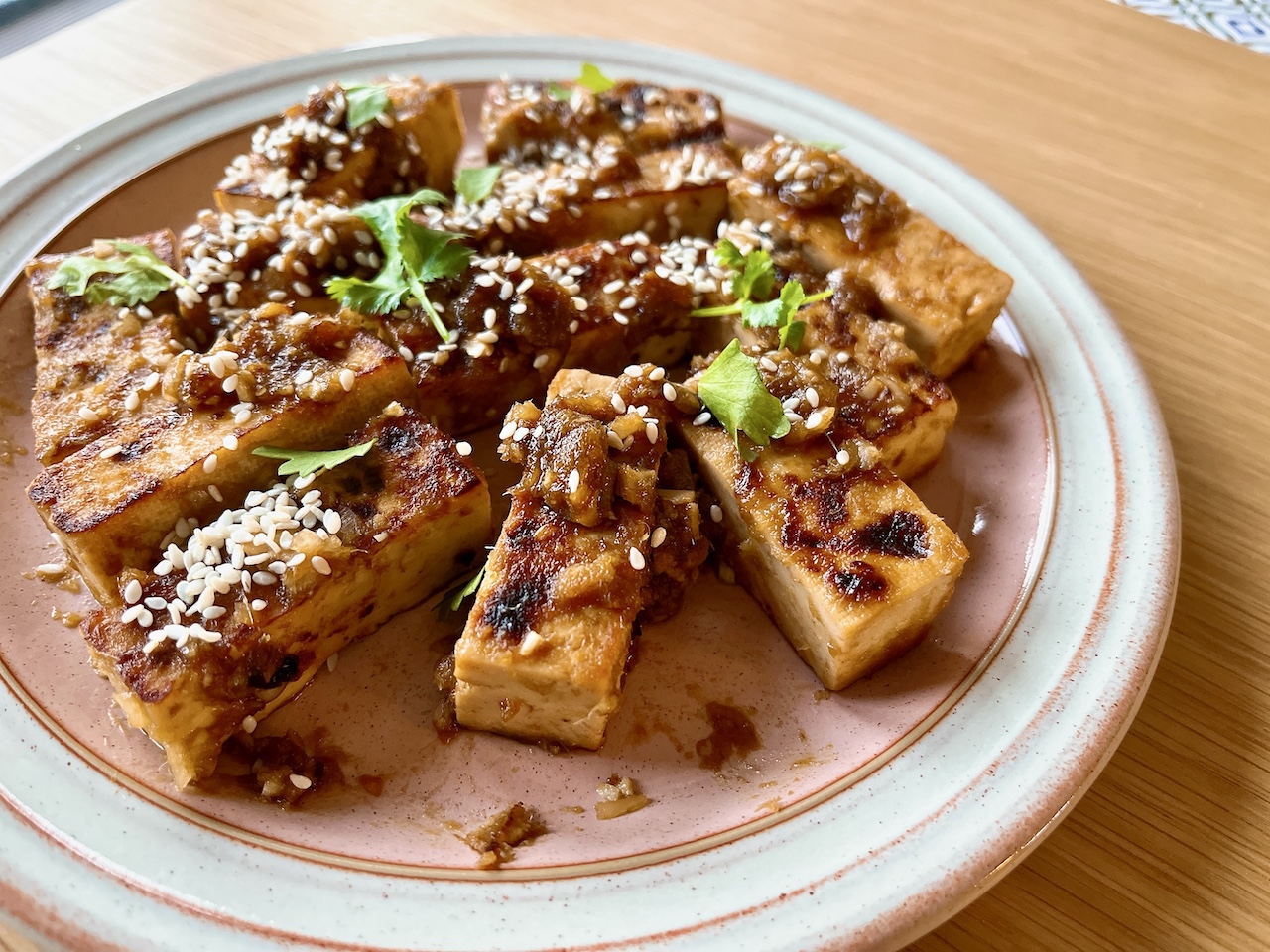 Lemongrass tofu.