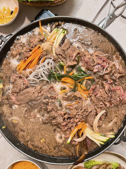 Bolgoghi, Korean beef pot.