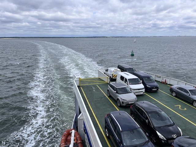 Travelling to Isle of Wight with Red Funnel Ferry.