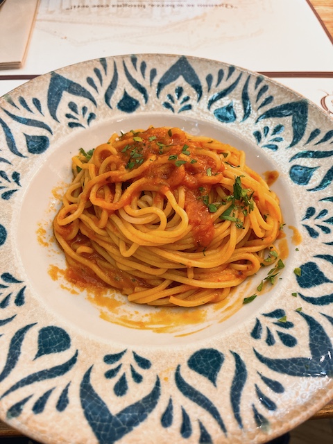 Spaghetti Arrabbiata.