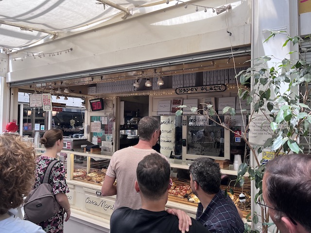 Casa Manco in Testaccio Market in Rome.