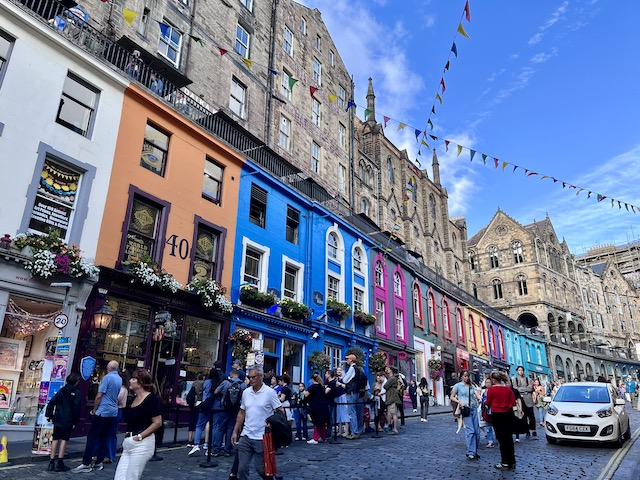 Victoria Street in Edinburgh.