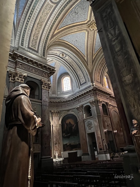 An inside view of the Basilica of Our Lady of the Daurade in Toulouse.