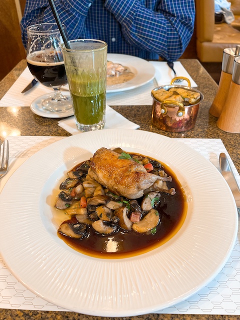 Cafe Imperial roasted quail.