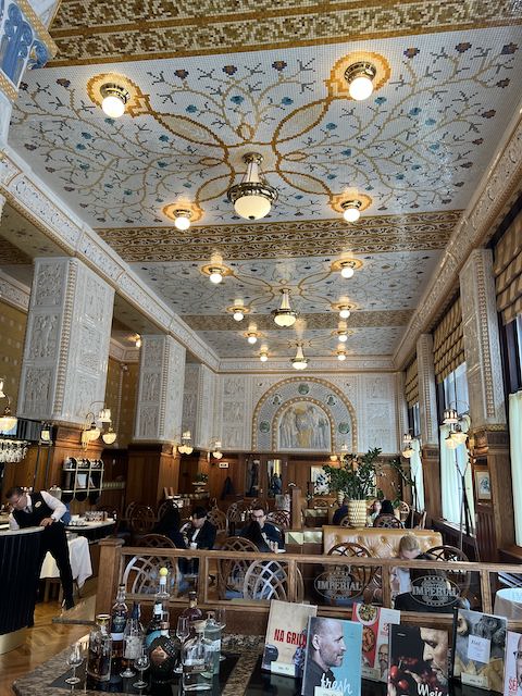 Cafe Imperial interior.