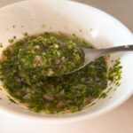 Mexican-ish herb salsa.