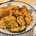 Chinese fried tofu puffs, pipa tofu.