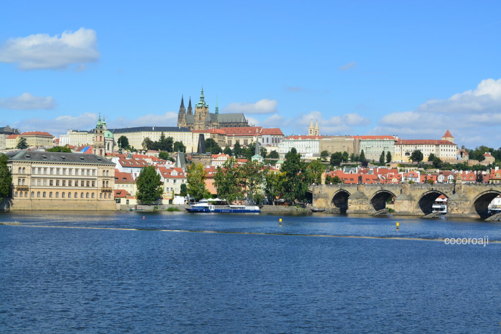 Prague day view.